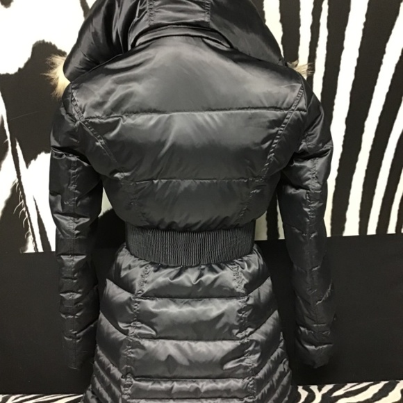 Ladies sm deep blue puffer 60% down 49% feather winter jacket by laundry - Picture 3 of 8